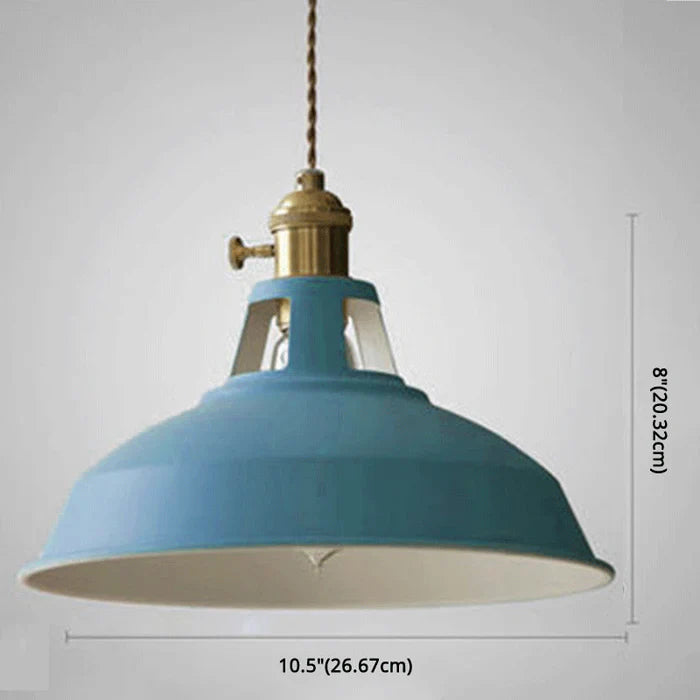 Lamp wisząca w stylu retro - IronGlow-Szary-Trend Polska