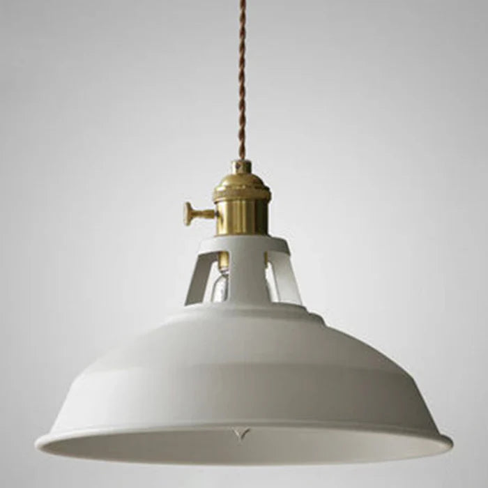 Lamp wisząca w stylu retro - IronGlow-Szary-Trend Polska