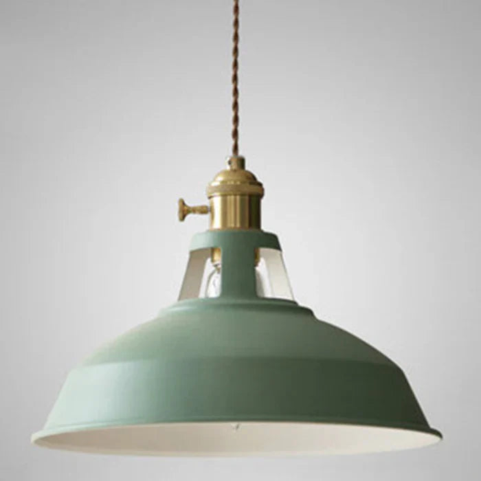 Lamp wisząca w stylu retro - IronGlow-Szary-Trend Polska