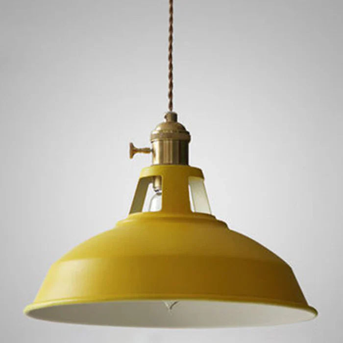 Lamp wisząca w stylu retro - IronGlow-Szary-Trend Polska