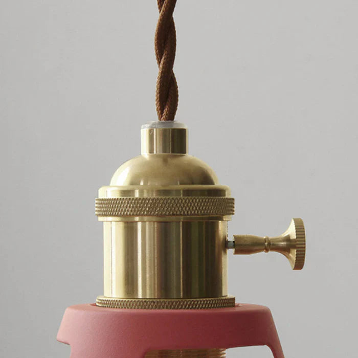 Lamp wisząca w stylu retro - IronGlow-Szary-Trend Polska