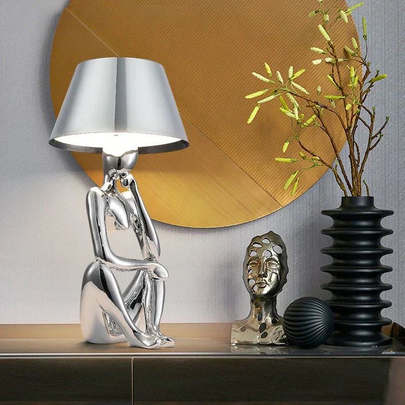 Lampa designerska o ponadczasowym wzornictwie - Arden-Srebrny A-Trend Polska
