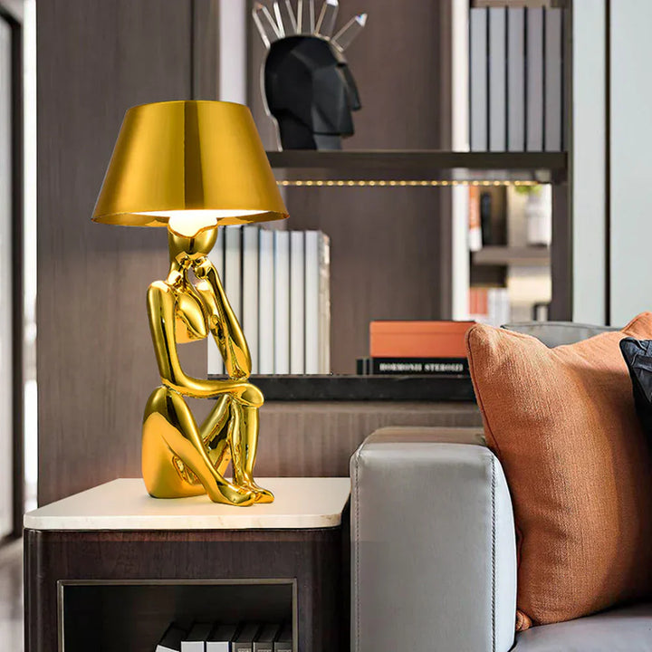 Lampa designerska o ponadczasowym wzornictwie - Arden-Złoto A-Trend Polska
