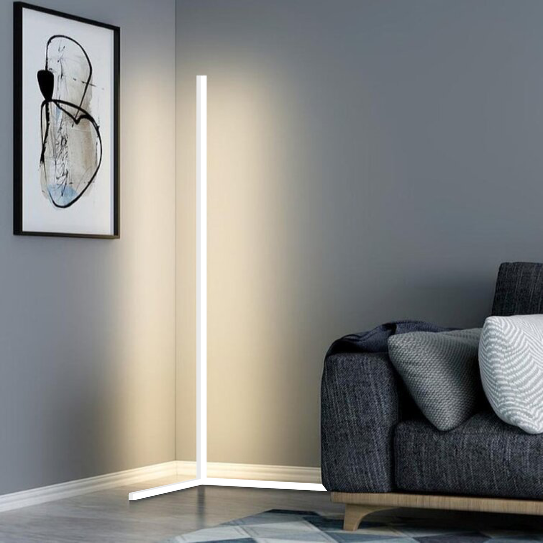Lampa kątowa LED z pilotem – Viorra-Ciepły + Zimny Biały Przyciemnialny-Biały-Trend Polska
