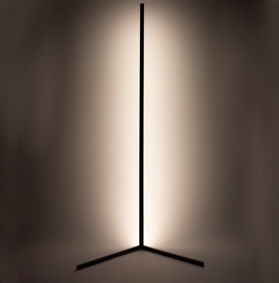 Lampa kątowa LED z pilotem – Viorra-Ciepły + Zimny Biały Przyciemnialny-Czarny-Trend Polska