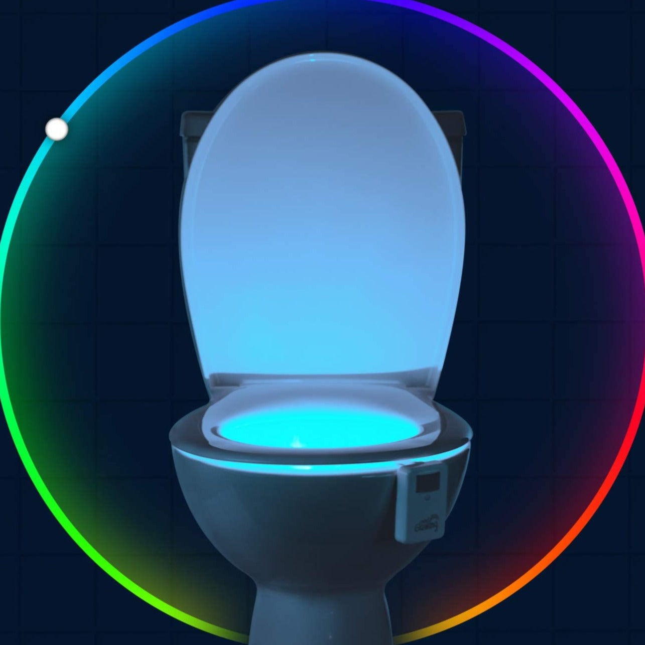 Lampa nocna toaletowa z czujnikiem ruchu - GlowBowl-Trend Polska