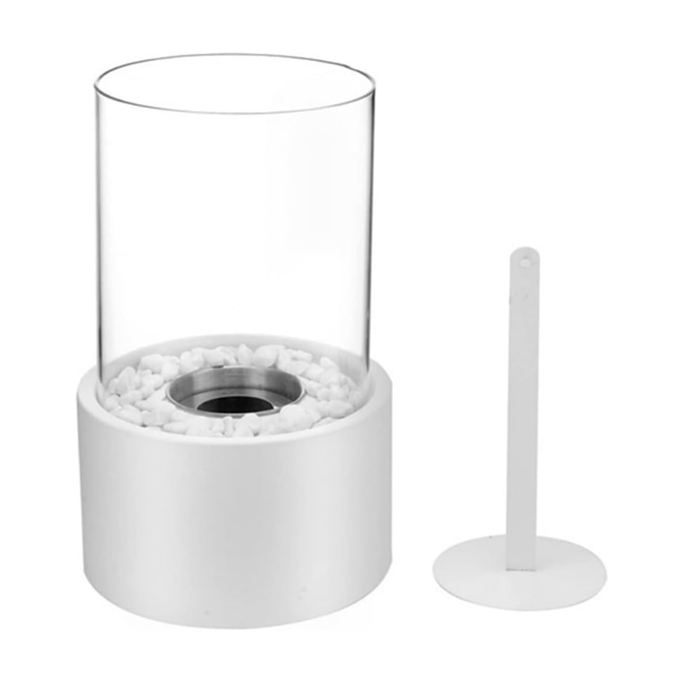 Lampa olejna klasyczna z otwartym płomieniem - Lumora-Czarny-Medium-Trend Polska