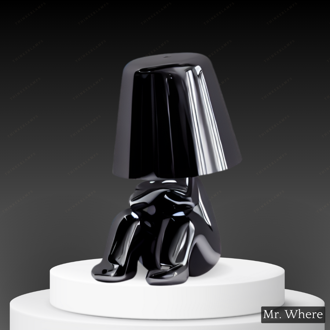 Lampa oświetleniowa dla Myślicieli - BrightMind-Czarny-Mr. Waar-Trend Polska