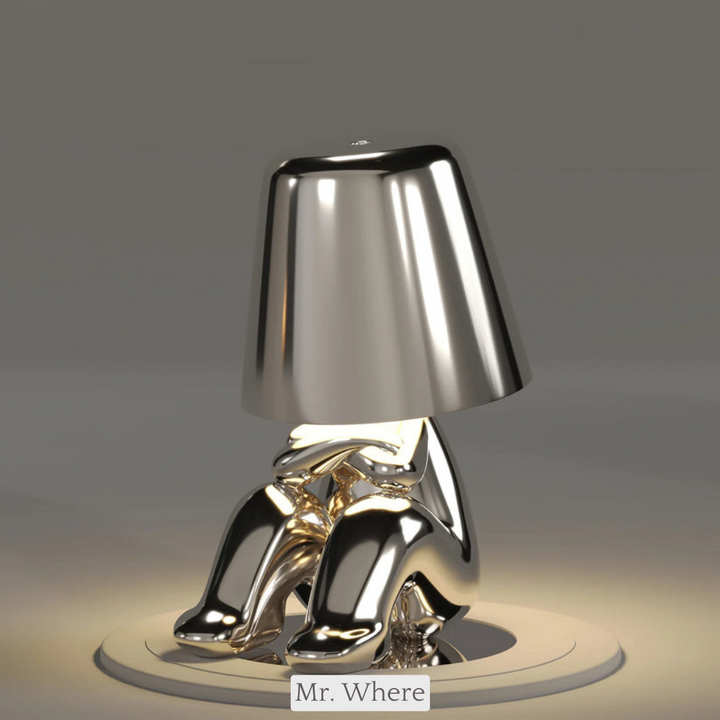 Lampa oświetleniowa dla Myślicieli - BrightMind-Srebrny-Mr. Waar-Trend Polska