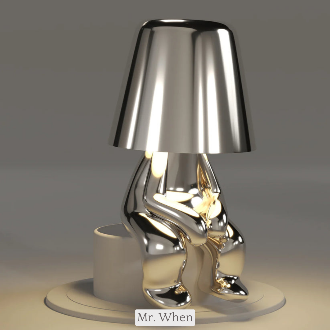Lampa oświetleniowa dla Myślicieli - BrightMind-Srebrny-Mr. Wanneer-Trend Polska