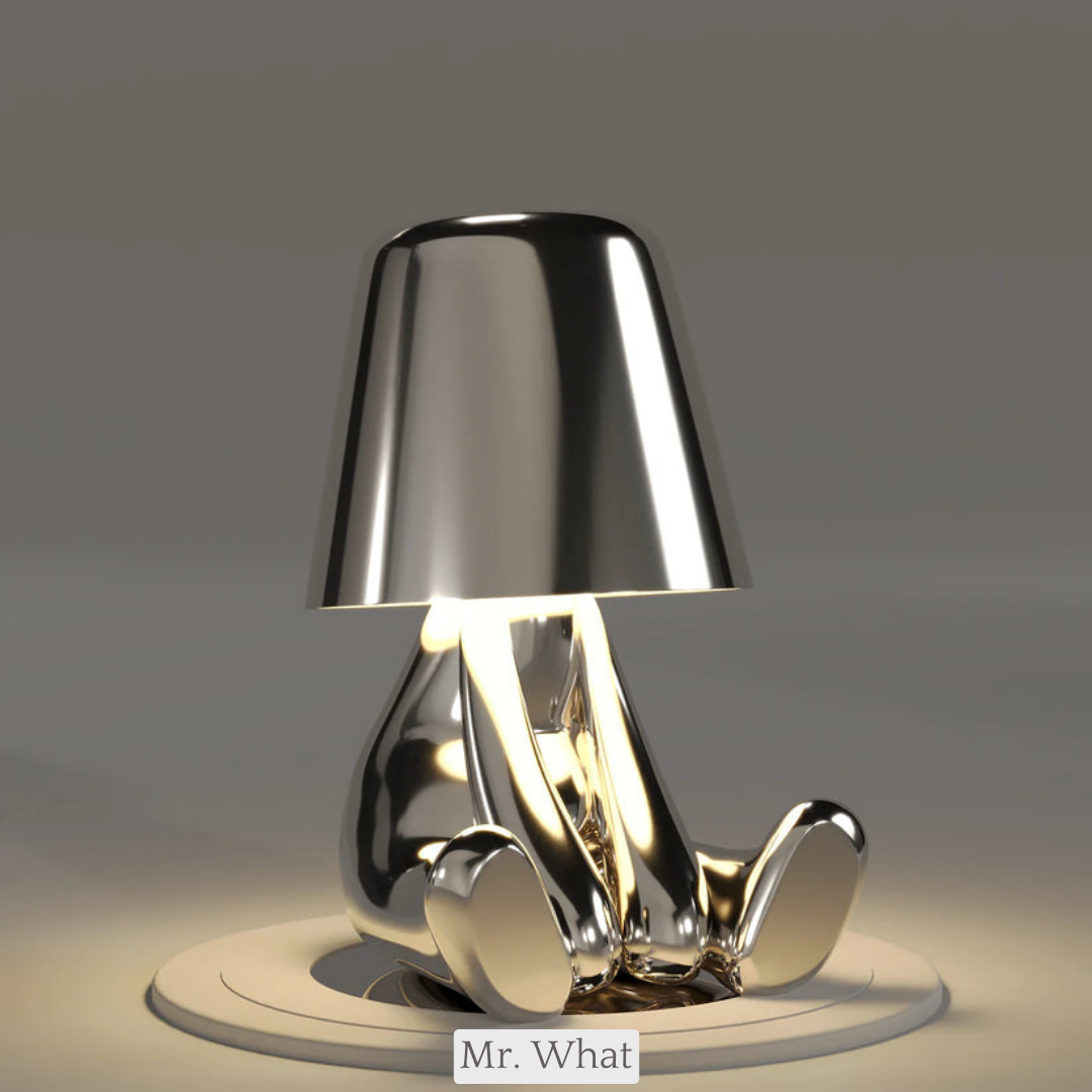 Lampa oświetleniowa dla Myślicieli - BrightMind-Srebrny-Mr. Wat-Trend Polska