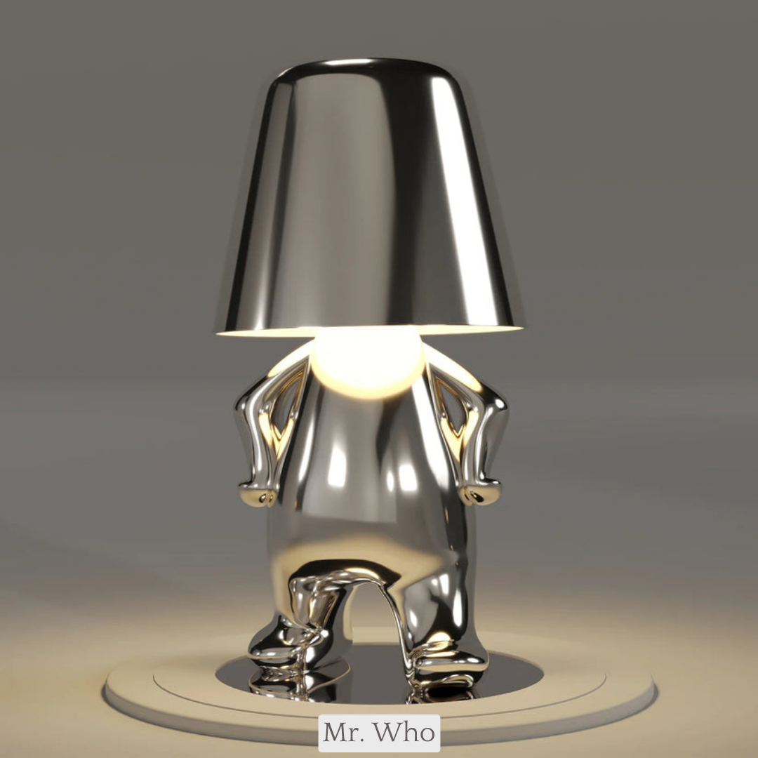 Lampa oświetleniowa dla Myślicieli - BrightMind-Srebrny-Panie Wie-Trend Polska