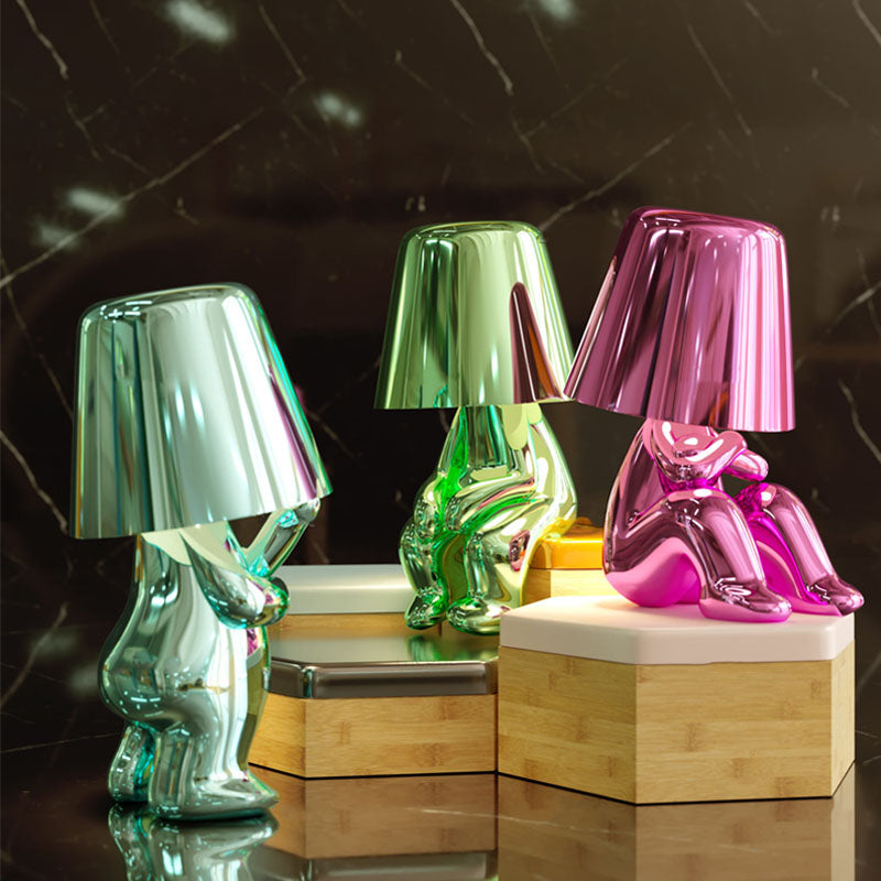 Lampa oświetleniowa dla Myślicieli - BrightMind-Złoto-Mr. Wat-Trend Polska