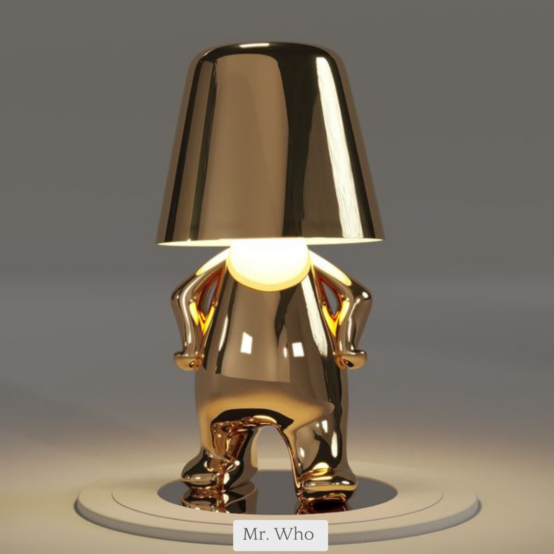 Lampa oświetleniowa dla Myślicieli - BrightMind-Złoto-Panie Wie-Trend Polska