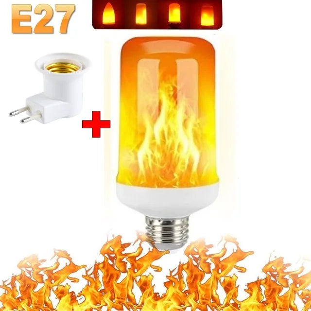 LAMPA PARTY Z OŚWIETLENIEM LED - 4 TRYBY SYMULACJI OGNIENIA-E14 3Modes A-Trend Polska