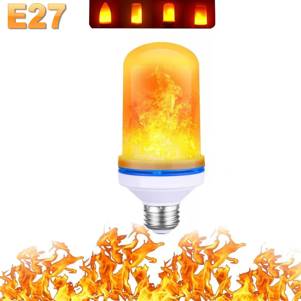 LAMPA PARTY Z OŚWIETLENIEM LED - 4 TRYBY SYMULACJI OGNIENIA-E14 3Modes A-Trend Polska