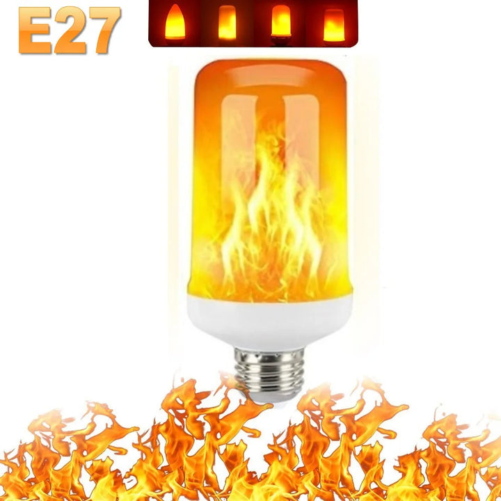 LAMPA PARTY Z OŚWIETLENIEM LED - 4 TRYBY SYMULACJI OGNIENIA-E14 3Modes A-Trend Polska