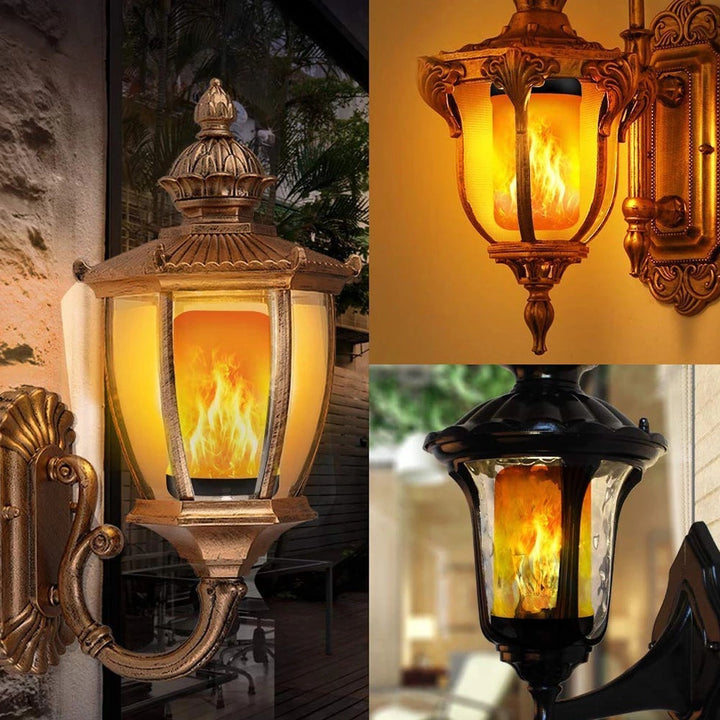 LAMPA PARTY Z OŚWIETLENIEM LED - 4 TRYBY SYMULACJI OGNIENIA-E14 3Modes A-Trend Polska