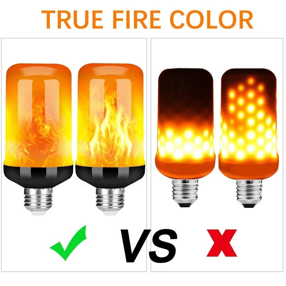 LAMPA PARTY Z OŚWIETLENIEM LED - 4 TRYBY SYMULACJI OGNIENIA-E14 3Modes A-Trend Polska