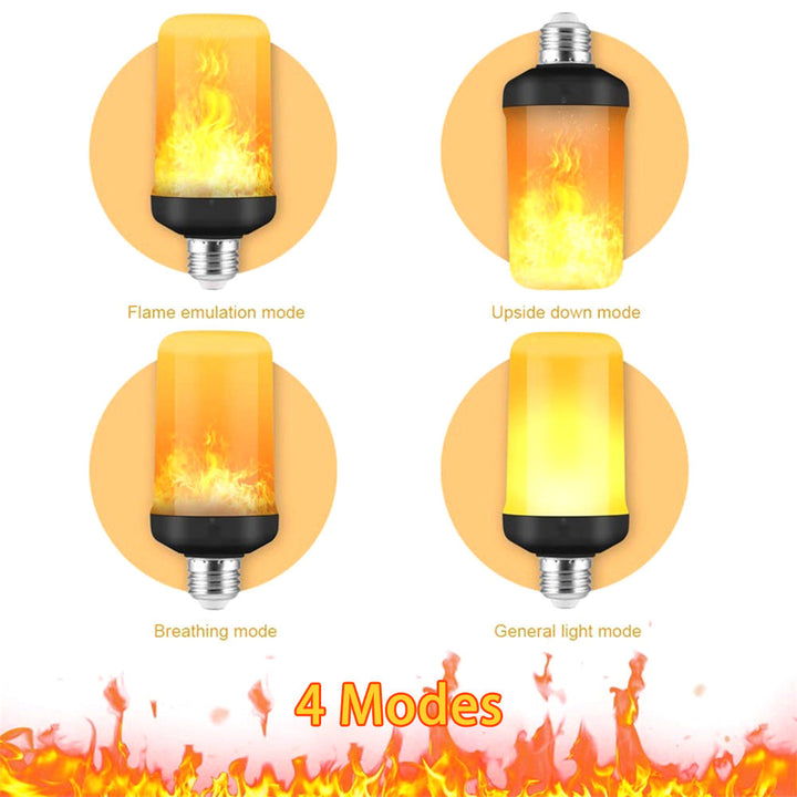 LAMPA PARTY Z OŚWIETLENIEM LED - 4 TRYBY SYMULACJI OGNIENIA-E14 3Modes A-Trend Polska