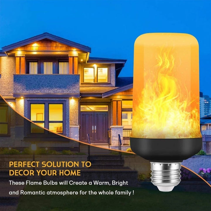 LAMPA PARTY Z OŚWIETLENIEM LED - 4 TRYBY SYMULACJI OGNIENIA-E14 3Modes A-Trend Polska