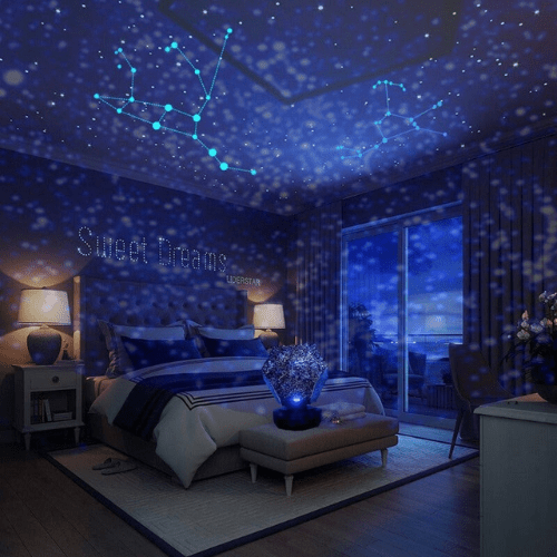 Lampa projektująca gwiaździste niebo z magicznym pokazem świateł - Lunexa-Trend Polska