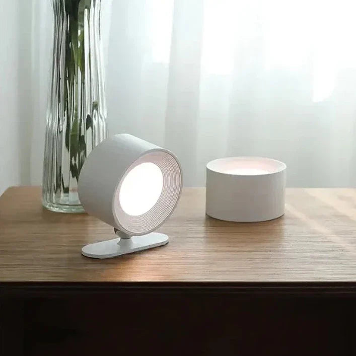 Lampa ścienna bezprzewodowa z funkcją ładowania - LumoFlex-Biały-Touch Kontrola-Trend Polska