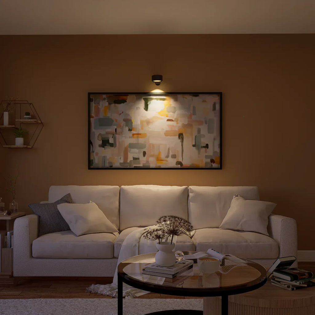 Lampa ścienna bezprzewodowa z funkcją ładowania - LumoFlex-Biały-Touch Kontrola-Trend Polska