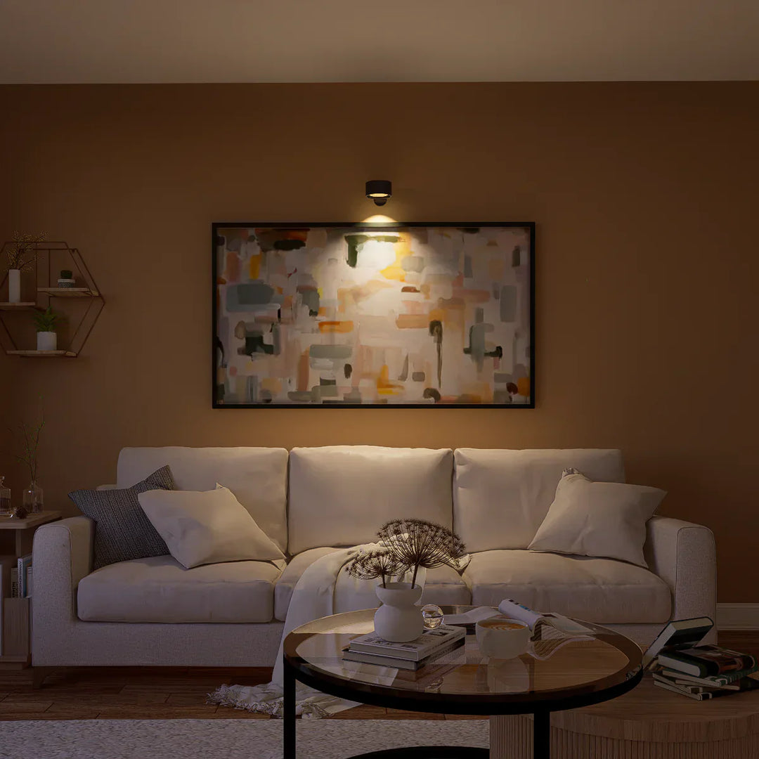 Lampa ścienna bezprzewodowa z funkcją ładowania - LumoFlex-Biały-Touch Kontrola-Trend Polska