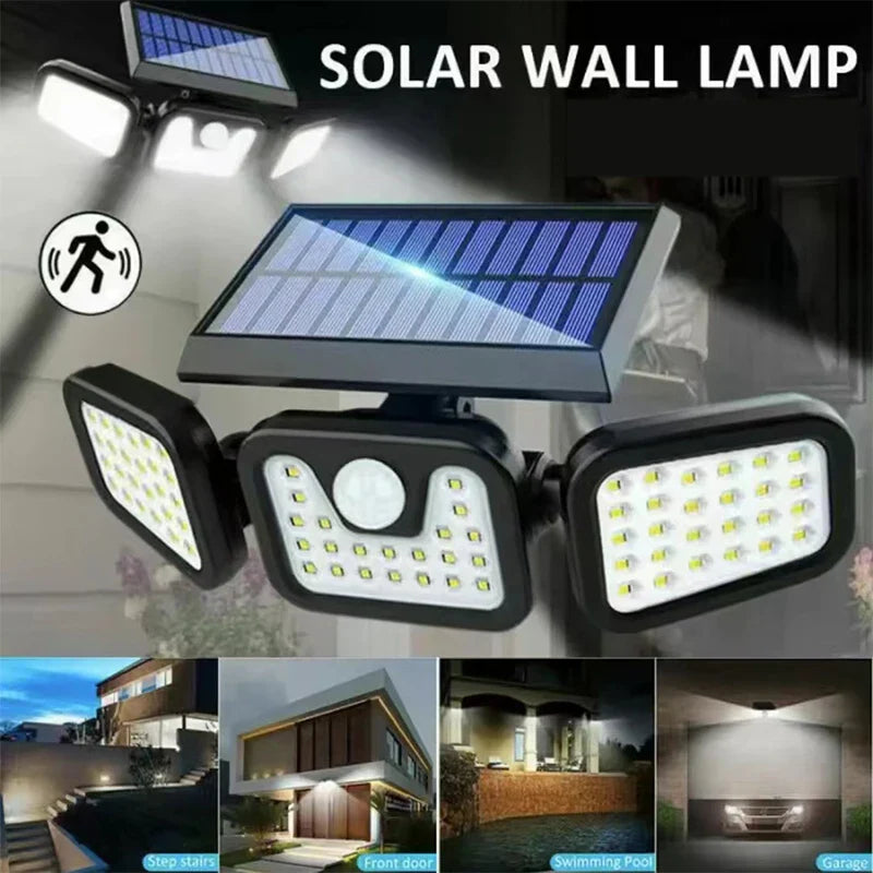 Lampa ścienna z energią słoneczną - EcoBright-Trend Polska