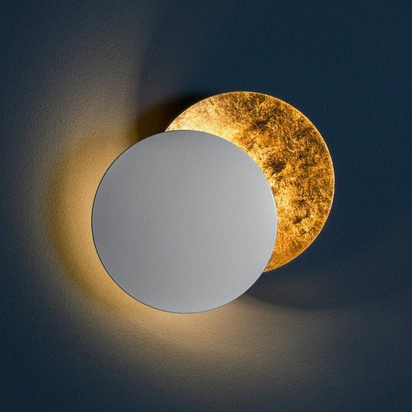 Lampa ścienna z Magicznym Blaskiem Księżyca - Lunora-20 cm-Biały-Trend Polska