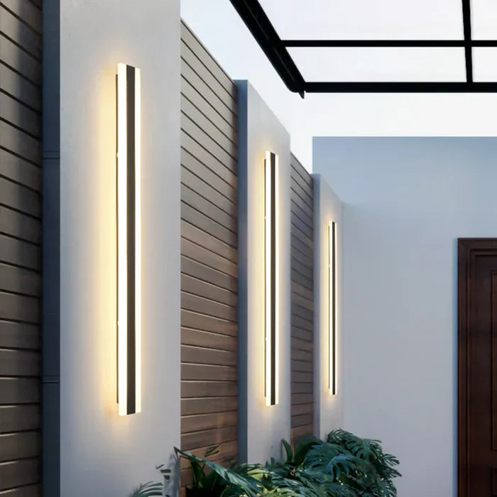 Lampa ścienna zewnętrzna odporna na warunki atmosferyczne - RainGuard Light-Ciepłe dowcipy-30 x 9cm 9W-Trend Polska