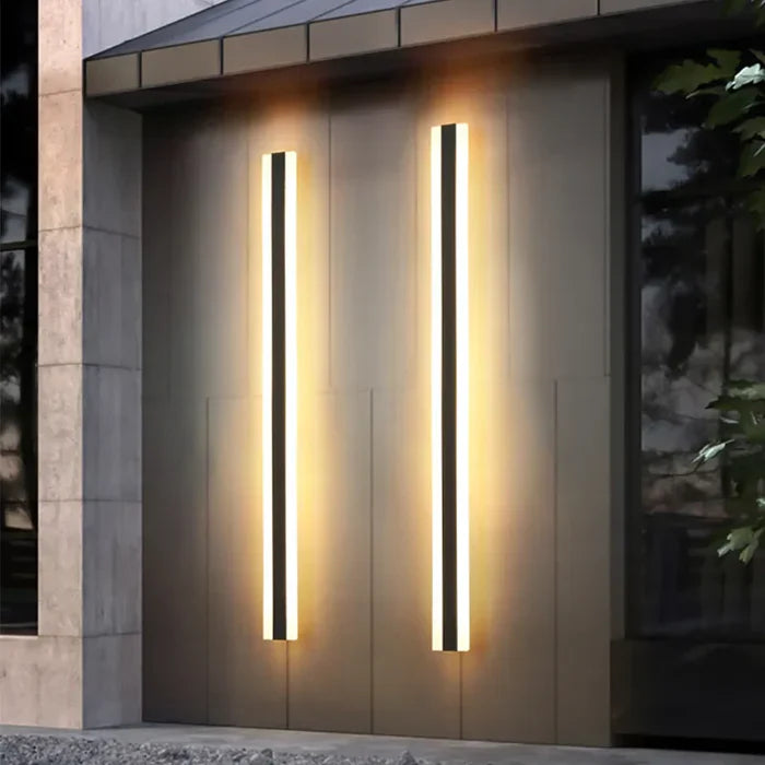 Lampa ścienna zewnętrzna odporna na warunki atmosferyczne - RainGuard Light-Ciepłe dowcipy-30 x 9cm 9W-Trend Polska