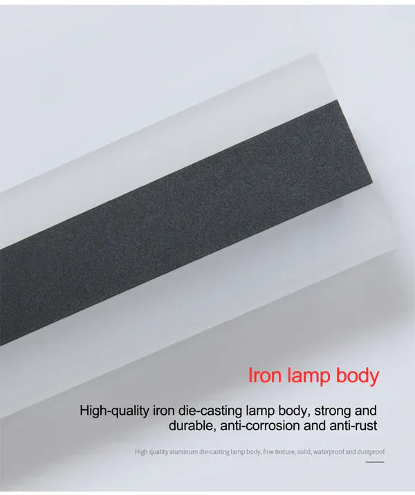 Lampa ścienna zewnętrzna odporna na warunki atmosferyczne - RainGuard Light-Zimna biel-30 x 9cm 9W-Trend Polska