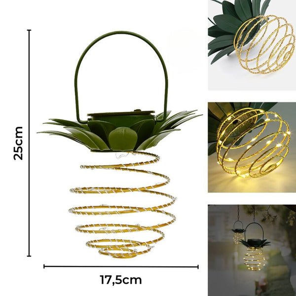 Lampa słoneczna w kształcie ananasa - SolarPine-Trend Polska