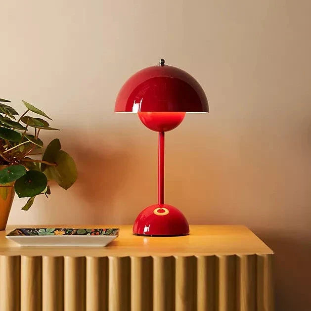 Lampa stołowa LED - MoonGlow-Czerwony-Trend Polska