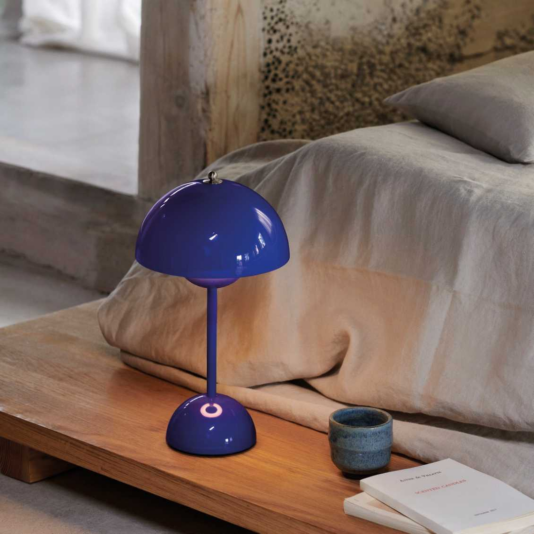 Lampa stołowa LED - MoonGlow-Niebieski-Trend Polska