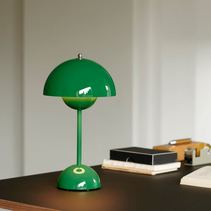 Lampa stołowa LED - MoonGlow-Biały-Trend Polska
