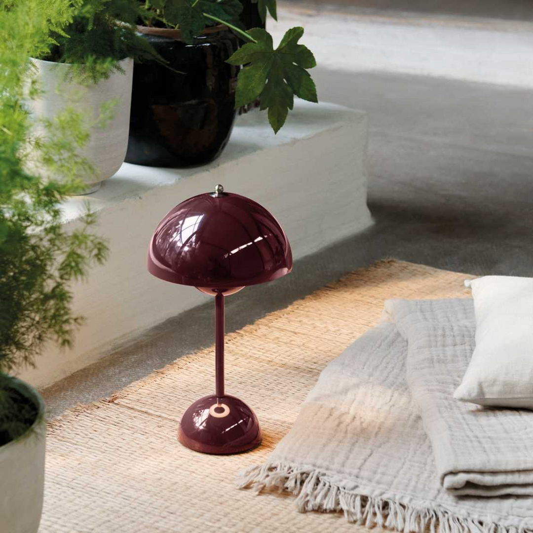 Lampa stołowa LED - MoonGlow-Biały-Trend Polska