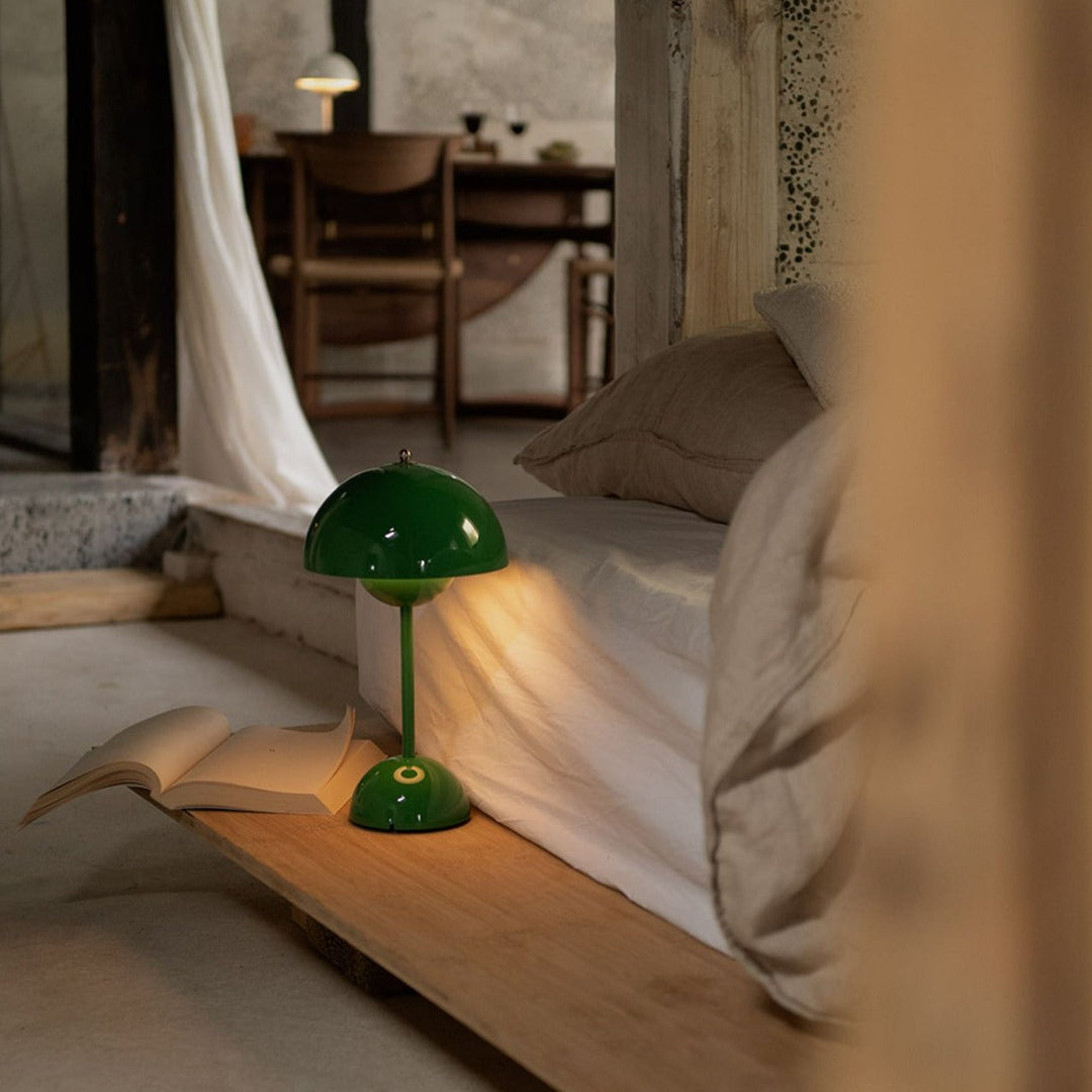 Lampa stołowa LED - MoonGlow-Biały-Trend Polska