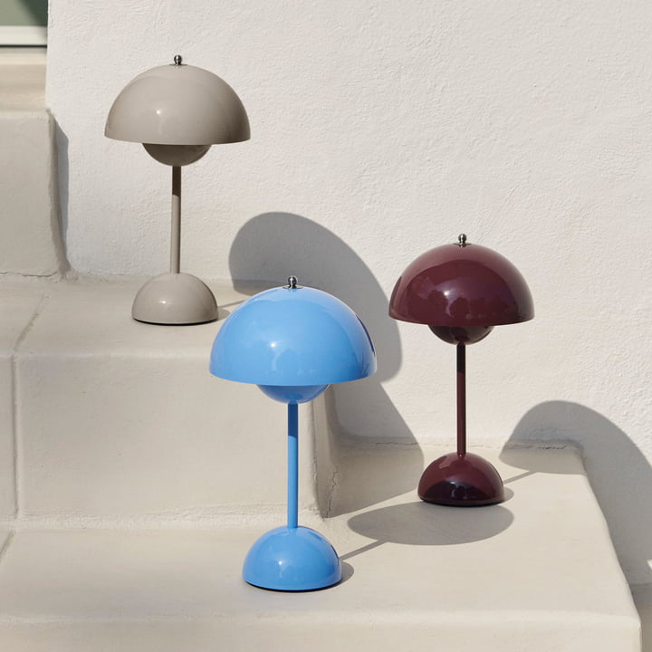 Lampa stołowa LED - MoonGlow-Biały-Trend Polska