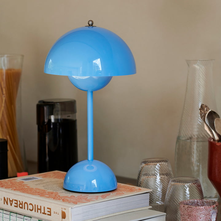 Lampa stołowa LED - MoonGlow-Biały-Trend Polska