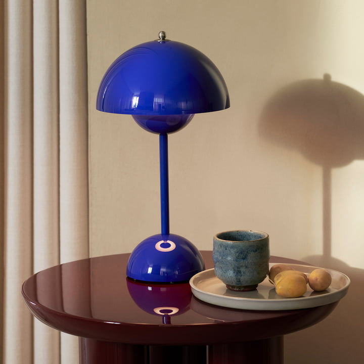 Lampa stołowa LED - MoonGlow-Biały-Trend Polska