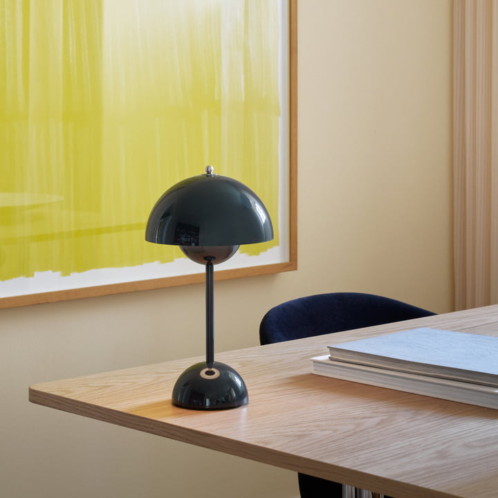 Lampa stołowa LED - MoonGlow-Biały-Trend Polska