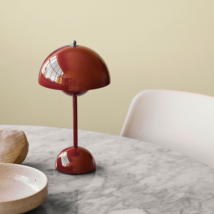Lampa stołowa LED - MoonGlow-Biały-Trend Polska