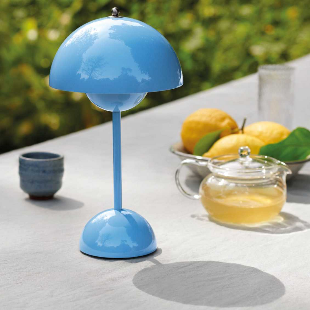 Lampa stołowa LED - MoonGlow-Biały-Trend Polska