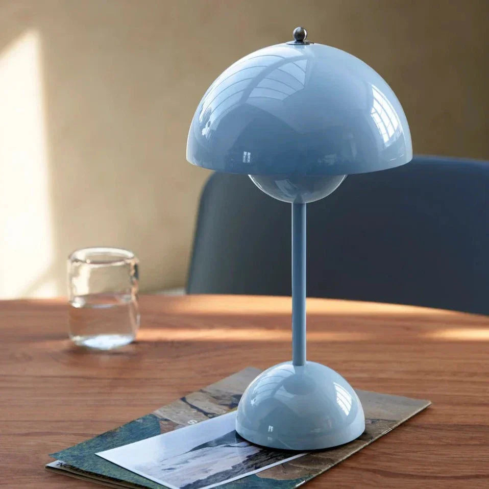 Lampa stołowa LED - MoonGlow-Biały-Trend Polska