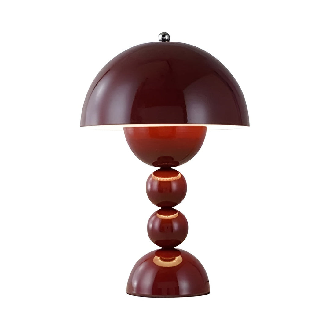 Lampa stołowa w stylu skandynawskim - FloraGlow-Czarny-Trend Polska