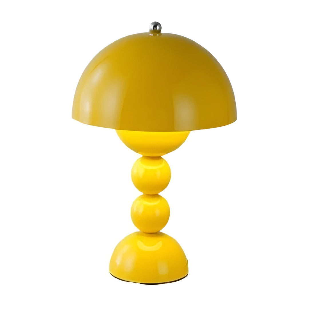 Lampa stołowa w stylu skandynawskim - FloraGlow-Czarny-Trend Polska