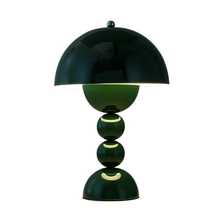 Lampa stołowa w stylu skandynawskim - FloraGlow-Czarny-Trend Polska